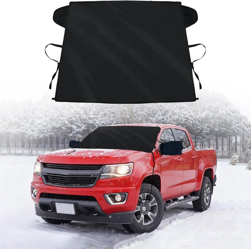 SLOGENTO Windshield Cover for Ice and Snow for Chevrolet Chevy Colorado 2023-2025 2026, Oxford Fabric Windshield Frost Cover for Trucks,for Chevy Colorado All Weather Front Window Heat Protector - Image 1